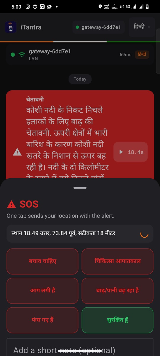 SOS sheet with location and six templates